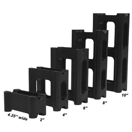 Aluminum Pivot Block - Powermadd 45534 Pivot Style Riser Block - 8in.