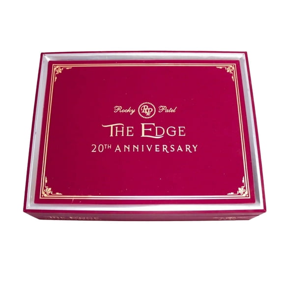 The Edge Toro 20th Anniversary Empty Wood Cigar Box 9.25" x 7" x 2.25"