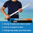 thumbnail image 2 of Better Boat Sand Spike Boat Anchor Pole System Slide Stick Sand Boat Anchor for Boat Beach Shallow Water, 2 of 7