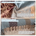 thumbnail image 4 of Bohemian Chenille Throw Blanket, Boho Jacquard Tassels Cover for Couch Bed, Decorative Sofa Slipcover Protector - Colorful Tribal Pattern (Vintage, 60 * 75 in), 4 of 9