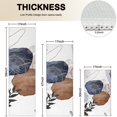 thumbnail image 4 of Blue Boho Abstract and Plant Pattern Kitchen Rugs Sets Of 3,Kitchen Runner Rugs Non Skid Washable,Decorative Kitchen Floor Mats for Kitchen,Sink,Laundry,17"x30"+ 17"x47" + 17"x59", 4 of 6