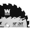 thumbnail image 2 of WEN Products Apex 10-Inch 24-Tooth Carbide-Tipped Multi-Material Industrial-Grade Framing Saw Blade with Cool-Cut Coating, 2 of 4
