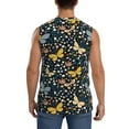 thumbnail image 4 of Fotbe Men's Flowers Butterfly Print Men's Sleeveless Muscle Tank Tops Casual T-Shirts for Gym Workout Beach-Large, 4 of 8