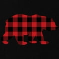 thumbnail image 2 of CafePress - Buffalo Plaid Bear Maternity Dark T Shirt - Maternity Dark T-Shirt, 2 of 3