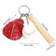 thumbnail image 4 of Yuarrent 3 piezas de llavero de béisbol artificial guante de murciélago de llavero de decoración de oficina en casa regalo de fiesta Type3 NO3 Yuarrent HA010175-02, 4 of 6