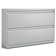 thumbnail image 2 of Alera Lateral File, 4 Legal/Letter-Size File Drawers, Light Gray, 42" x 18.63" x 52.5", 2 of 5