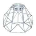 thumbnail image 3 of Cubierta de luz de techo de jaula de pantalla moderna, decoración colgante, cubiertas de lámpara de protección de bombilla para sala de estar, casa de , Plata Gris, 3 of 8
