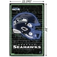 thumbnail image 3 of NFL Seattle Seahawks - Neon Helmet 23 Wall Poster, 22.375" x 34", 3 of 4