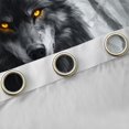 thumbnail image 3 of Manfei Grey Wolf Curtains for Living Room for Teens, Jungle Wildlife Blackout Curtains Set of 2 (42x63), 3D Animal Curtains and Drapes (42x63), Window Treatments Bedroom Decorative, 3 of 6