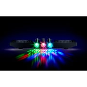 Numark Beginners Party Mix II DJ Controller Set with Built-In Lights, Mixer for Serato Lite