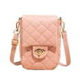 thumbnail image 1 of Bolso de hombro para mujer, bandolera, bolso para teléfono móvil con entramado, 1 of 5