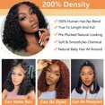 thumbnail image 2 of Peluca Espive Deep Wave Bob, 25 cm, pelo humano con una densidad del 200%, color negro, 2 of 8