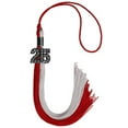 thumbnail image 3 of Endea Graduation Red/Grey Graduation Tassel with Black Date Drop, 3 of 10