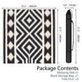 thumbnail image 2 of Premium Boho Print Large Rubber Game Mat 31.5x31.5 Inch Mahjong Table Cover Features Non-Slip Backing and Noise Dampening for Cards and Board Games, 2 of 7