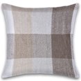 thumbnail image 4 of Herringbone Check Cotton Cushions Set of 2 Poly Filled With Zipper Machine Washable, 4 of 5