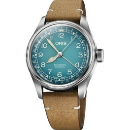 Oris Big Crown Pointer Date Blue Dial Bronze Bracelet Men's Watch