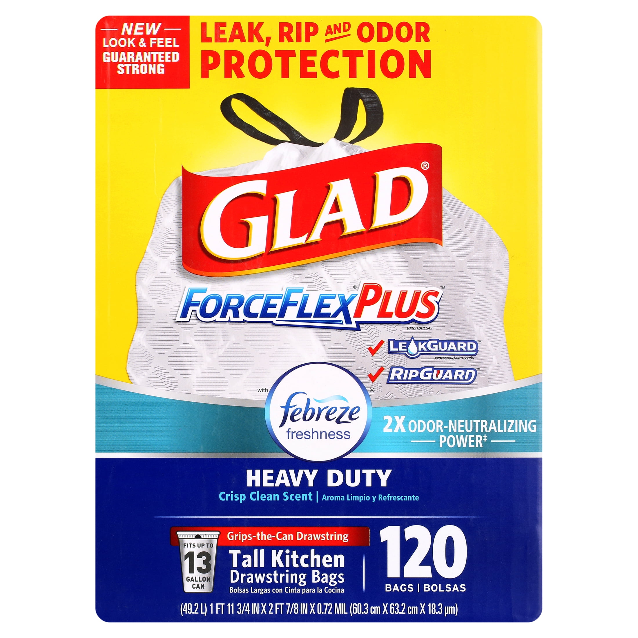 Glad ForceFlex Trash Bag 78563, 1 - Gerbes Super Markets