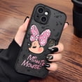 thumbnail image 4 of Cute Disney Mickey Minnie For iPhone 14 13 12 11 Pro Max XS Max X XR 7 8 Plus 6S 5S Frosted Translucent Phone Case, 4 of 5