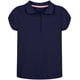 thumbnail image 1 of Polo Nautica para niñas, uniforme escolar, manga corta, azul marino, 12-14 Plus, 1 of 1