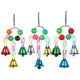 thumbnail image 4 of 3pcs Parrot Bell with Hanging Metal Pendants for Parakeets and Caged Birds – Bite Resistant Bird Toy for Cage Play and Entertainment, 4 of 4