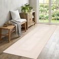 thumbnail image 3 of GlowSol 2x6 Washable Running Rug, Beige Geometric Non Slip Living Room Rug, Soft Low Pile Indoor Carpet for Bedroom Dining Room, 3 of 10