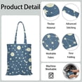thumbnail image 3 of Sac Pliable Imprimé Étoiles Geek de l'Espace - Sac d'Épicerie Réutilisable Lavable pour Usage Quotidien, 3 of 5