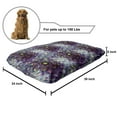 thumbnail image 2 of Lotus Pet Bed, Psychedelic Surreal Geometry Mandala Background Futuristic Effects Print, Chew Resistant Pad for Dogs and Cats Cushion with Removable Cover, 24" x 39", Multicolor, by Ambesonne, 2 of 4
