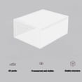 thumbnail image 6 of Large Shoe Storage Boxes Clear Plastic Stackable 1 Pack, Thicken and Sturdy Shoe Organizer for Closet, Space Saving Shoe Rack Containers Bins Display Case for Sneaker Storage, 6 of 7