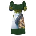 thumbnail image 6 of Aerial view of Positano town at Amalfi coast Italy. Sleeveless Dress women's summer dresses 2024, 6 of 7