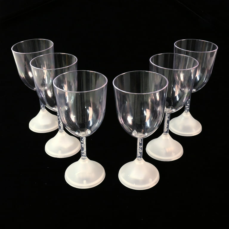 AILTEC Wine Glasses Set of 6, Crystal Glass with Stem for Drinking
