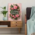 thumbnail image 5 of UXIEQU Floral Typography Artwork Canvas Wall Art Print 15.75x11.81 Inches, 5 of 8