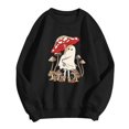 thumbnail image 5 of AYA Sweatshirts for Teen Girls Letter Print Hoodless Long Sleeved Pullover With Pockets, 5 of 5