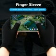 thumbnail image 3 of 1 par de guantes de jugador a prueba de sudor, cubierta para la yema del dedo, guantes para el pulgar para juego móvil PUBG, 3 of 8