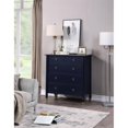 thumbnail image 3 of Jillian Midnight Blue Wood 5-Drawer Chest, 3 of 11