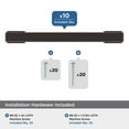 thumbnail image 3 of Amerock Triomphe 5-1/16 inch (128mm) Center-to-Center Oil-Rubbed Bronze Cabinet Pull - 10 Pack, 3 of 5
