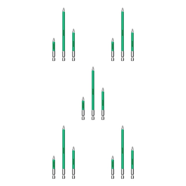 Riwesomey Kit de brocas de destornillador GREENER antideslizante DIY extracción destornillador herramientas de repuesto Extractor 65/90/150mm 3 uds Type2 NO2 Riwesomey CBP262726