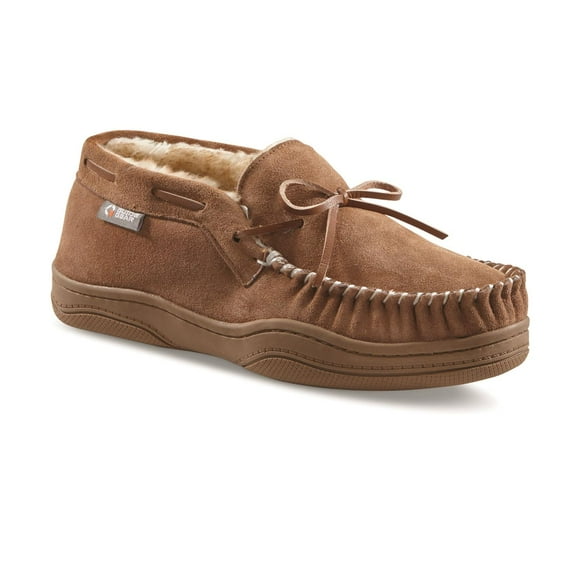 Guide Gear Men's Chukka Moc Slippers Coffee 9D (Medium)