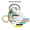 thumbnail image 5 of 13000RPM Counter Motorcycle Tachometer Retro Styles Tacho Gauge Motorbike Modification Accessories Easy Installation, 5 of 9