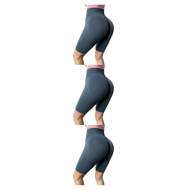 Qarigey Inicio Gimnasio Verano Mujeres Poliéster Yoga Pantalones cortos Correr Cintura alta Levantamiento de glúteos Deportes Pantalones Type1 NO1