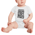 thumbnail image 2 of DNA Checks Itself Before It Wrecks Itself Cute Baby Bodysuit Boy Girl Unisex, 2 of 5