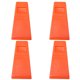 thumbnail image 1 of 4pcs Plastic Felling Wedge Durable Lumbering Tool Portable Woodcutting Chock, 1 of 6