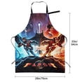 thumbnail image 5 of The Flash Adjustable Bib Apron, Waterdrop Resistant Aprons with 2 Pockets Cooking Kitchen Aprons for Women Men Chef, 5 of 8