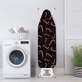 thumbnail image 3 of HELLHERO Christmas Candy Cane Ironing Board Covets Soft Protection Covers Elastic Edge Iron Board Cover Polyester Fiber Fabric for Mom Wife Gifts, 3 of 5