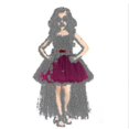 thumbnail image 2 of Vestido hinchado de moda para niñas y niños, saris, vestidos de princesa, vestidos con tirantes, vestidos de pasarela, 2 of 3