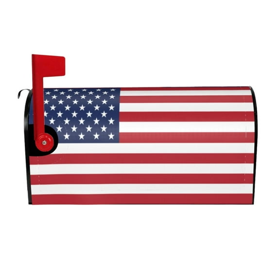 PHELIKA Original American Flag USA Patriotic Magnetic Mailbox Covers Standard Size 21"H x 18"W