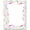 Pink, variant on Sketched Butterflies Letterhead Laser & Inkjet Printer Paper, 25 Sheets per Pack