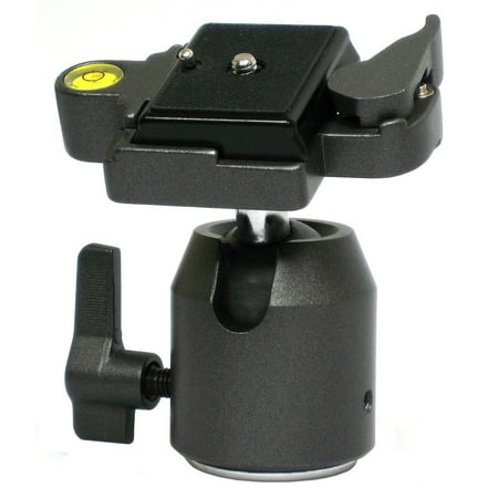 Opteka TH20 Ball Head with Quick Release Plate for Tripods and