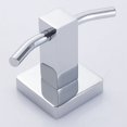 thumbnail image 5 of Square Double Robe Hook Towel Holder Bathroom Chrome Brass Wall Door Mounted, 5 of 8