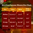 thumbnail image 6 of Women's Deluxe Mrs. Claus Costume Christmas Dress Velvet Hooded Santa Dress for Christmas Party, 6 of 6
