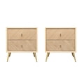 thumbnail image 1 of Set de 2 Buros Espiral Natural Kessa Muebles, 1 of 5
